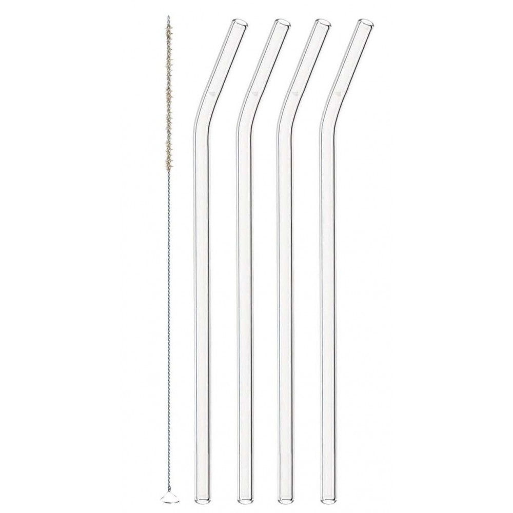 LEONARDO Glastrinkhalme 23cm