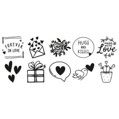 Abdruckmuster Switch Liebesbotschaften