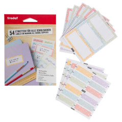 Etiketten Heft/Stift